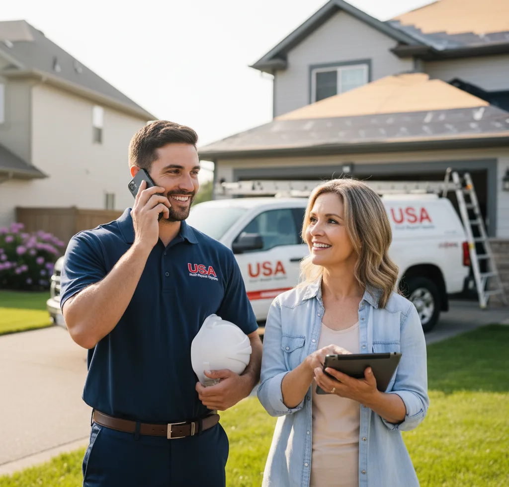 USA Roof Repair Experts customer support in Hudson Falls